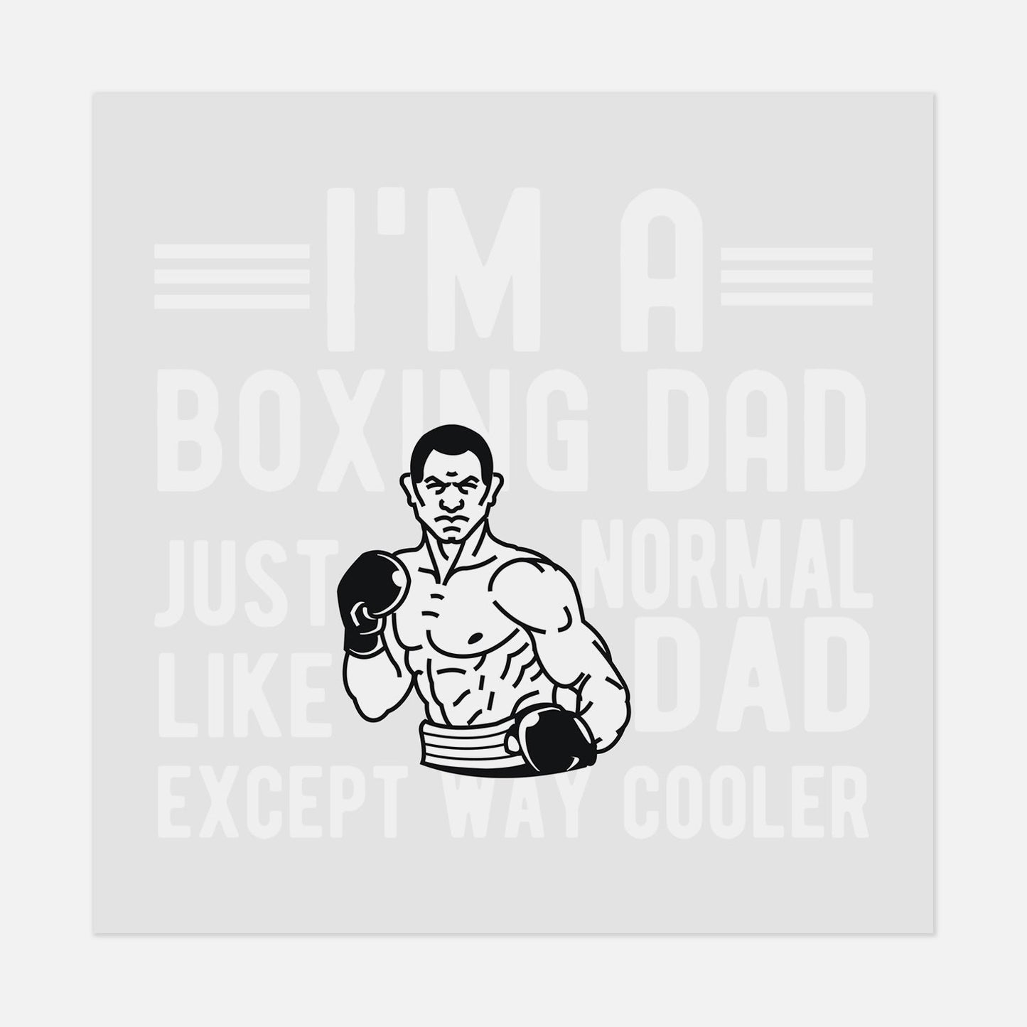 Sports - boxing dad - #LoneStar Adhesive#