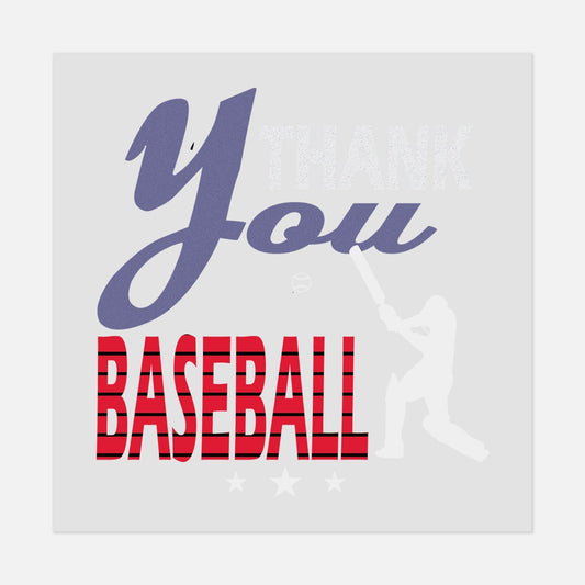 Sports - THANK YOU BASEBALL - #LoneStar Adhesive#