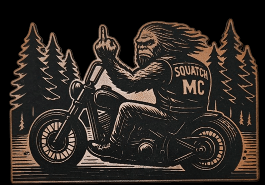 Squatch MC Middle Finger Digital File - LoneStar Adhesive