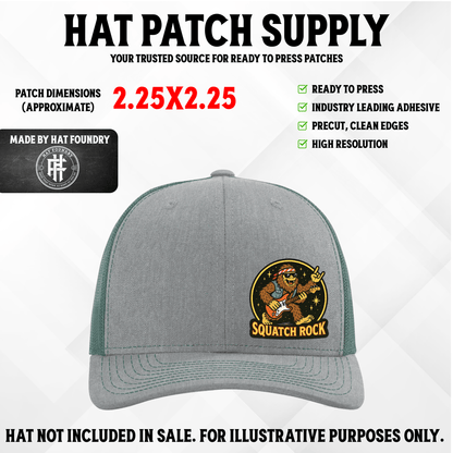 Squatch Rock UV Printed Patch - LoneStar Adhesive