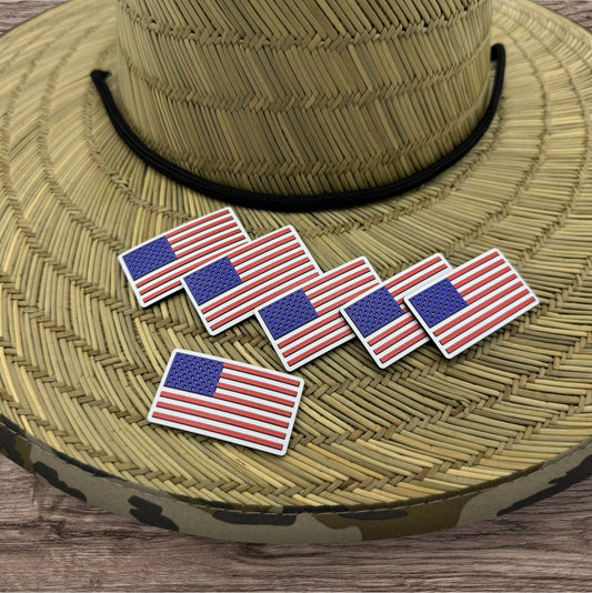 Stars, Stripes, & Side-Hats - UV Printed Patch - LoneStar Adhesive