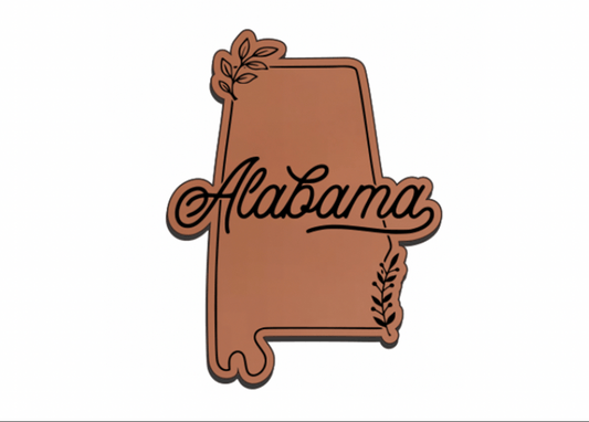 State Outline Leatherette Patch - LoneStar Adhesive