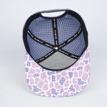 light shade of pink front with pink and grey camo