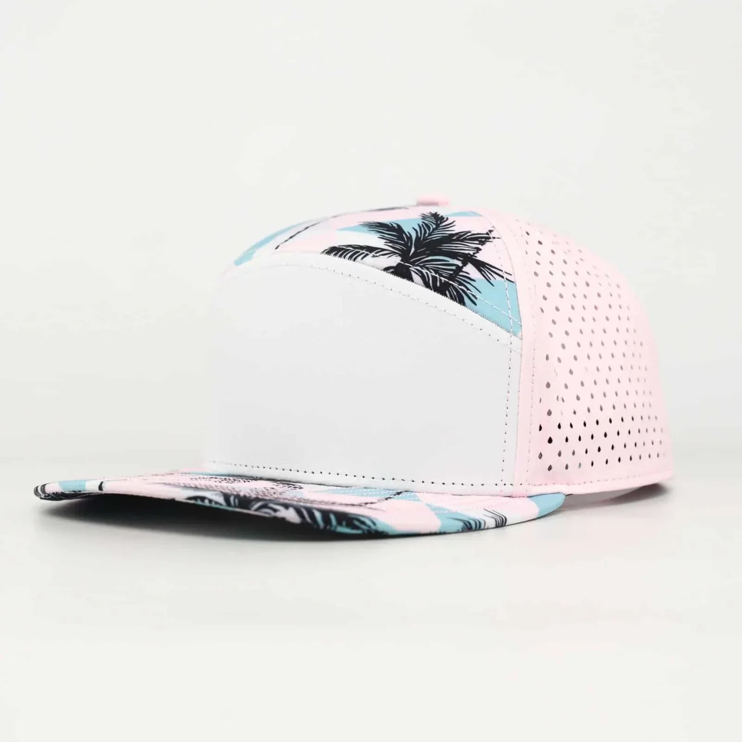 white with palms pink back
