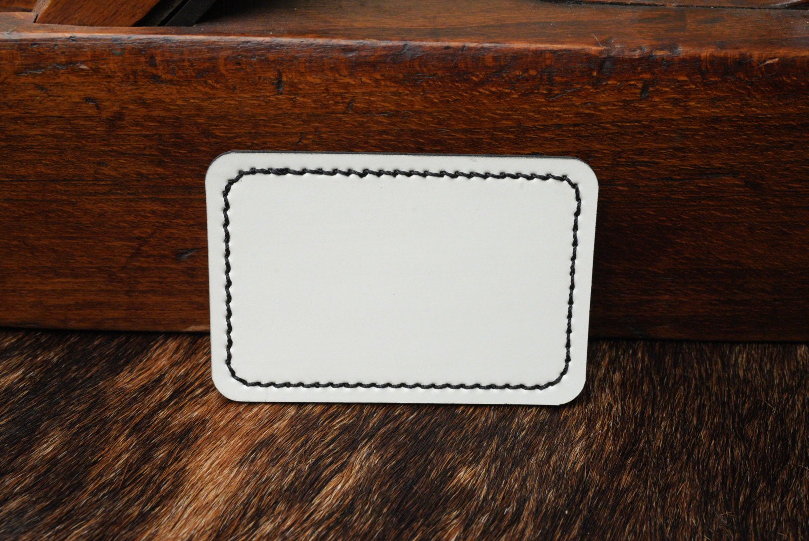 Stitched Premium Leatherette® Patches - 2"x3" Rectangle - LoneStar Adhesive