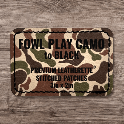 Stitched Premium Leatherette® Patches - 2"x3" Rectangle - LoneStar Adhesive