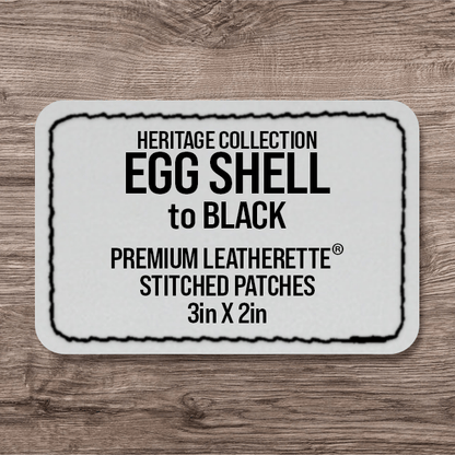 Stitched Premium Leatherette® Patches - 2"x3" Rectangle - LoneStar Adhesive