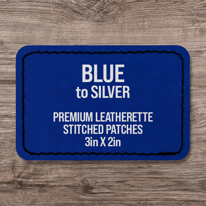 Stitched Premium Leatherette® Patches - 2"x3" Rectangle - LoneStar Adhesive