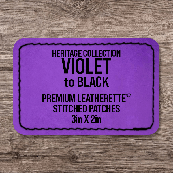 Stitched Premium Leatherette® Patches - 2"x3" Rectangle - LoneStar Adhesive