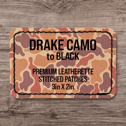 Stitched Premium Leatherette® Patches - 2"x3" Rectangle - LoneStar Adhesive