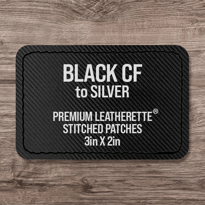 Stitched Premium Leatherette® Patches - 2"x3" Rectangle - LoneStar Adhesive