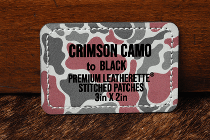 Stitched Premium Leatherette® Patches - 2"x3" Rectangle - #LoneStar Adhesive#