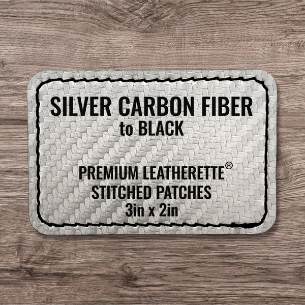 Stitched Premium Leatherette® Patches - 2"x3" Rectangle - LoneStar Adhesive