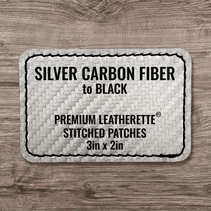 Stitched Premium Leatherette® Patches - 2"x3" Rectangle - LoneStar Adhesive