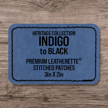 Stitched Premium Leatherette® Patches - 2"x3" Rectangle - LoneStar Adhesive