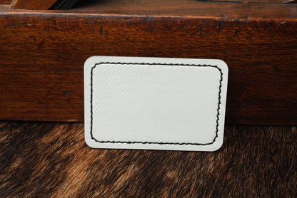 Stitched Premium Leatherette® Patches - 2"x3" Rectangle - LoneStar Adhesive