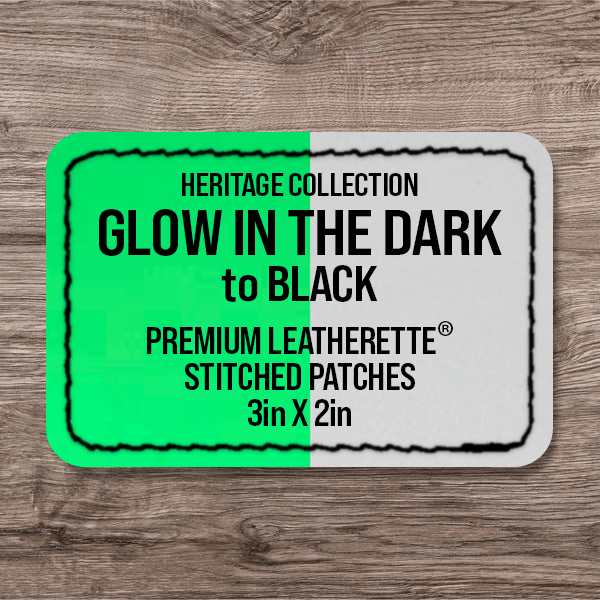 Stitched Premium Leatherette® Patches - 2"x3" Rectangle - LoneStar Adhesive