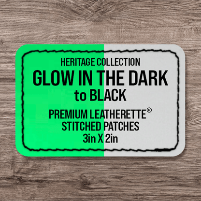 Stitched Premium Leatherette® Patches - 2"x3" Rectangle - LoneStar Adhesive