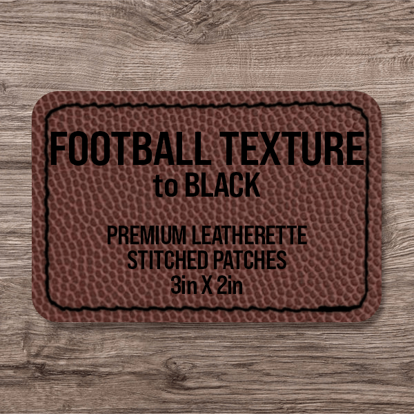 Stitched Premium Leatherette® Patches - 2"x3" Rectangle - LoneStar Adhesive