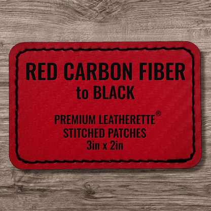 Stitched Premium Leatherette® Patches - 2"x3" Rectangle - LoneStar Adhesive