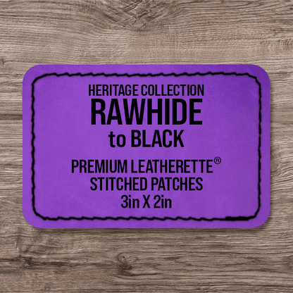 Stitched Premium Leatherette® Patches - 2"x3" Rectangle - LoneStar Adhesive