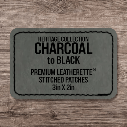 Stitched Premium Leatherette® Patches - 2"x3" Rectangle - LoneStar Adhesive