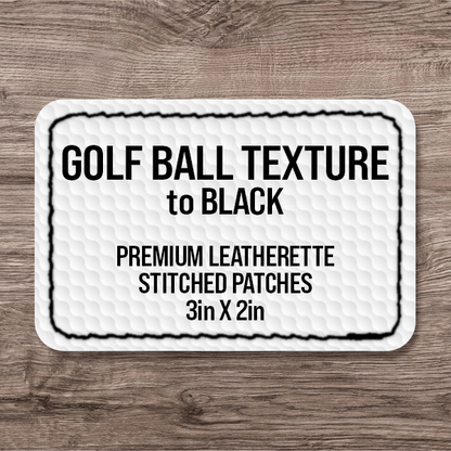 Stitched Premium Leatherette® Patches - 2"x3" Rectangle - LoneStar Adhesive