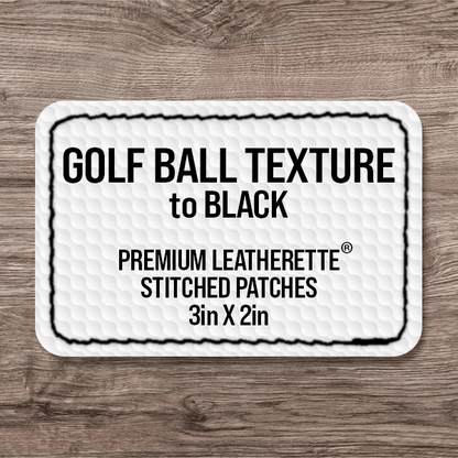 Stitched Premium Leatherette® Patches - 2"x3" Rectangle - LoneStar Adhesive