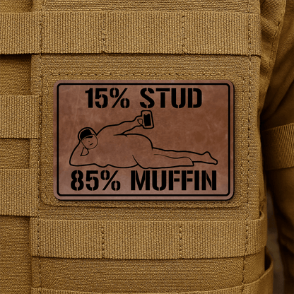 Stud Muffin Morale Patch 2"x3" Hook & Loop | Made in USA - LoneStar Adhesive