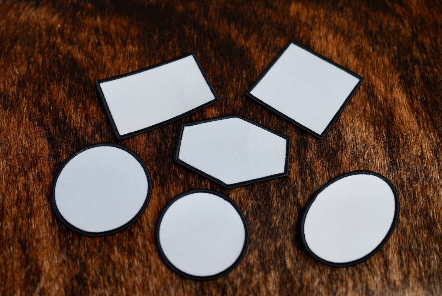 Sublimation Patch Blanks w/ Durra - Bull Adhesive (10/pk) - LoneStar Adhesive