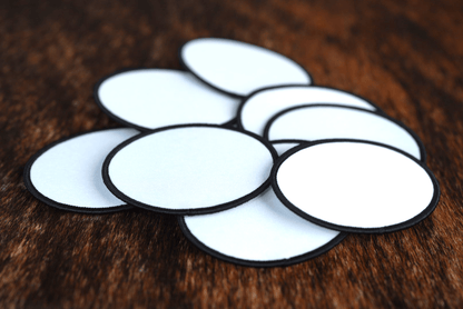 Sublimation Patch Blanks w/ Durra - Bull Adhesive (10/pk) - LoneStar Adhesive