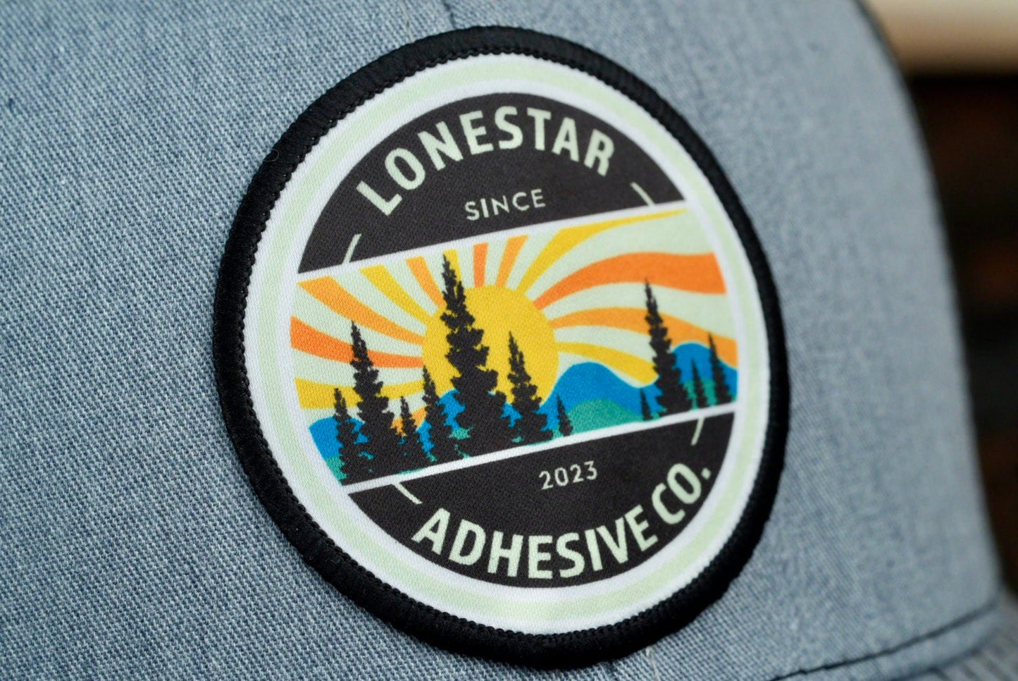 Sublimation Patch Blanks w/ Durra - Bull Adhesive (10/pk) - LoneStar Adhesive