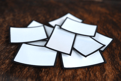 Sublimation Patch Blanks w/ Durra - Bull Adhesive (10/pk) - LoneStar Adhesive