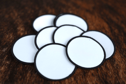 Sublimation Patch Blanks w/ Durra - Bull Adhesive (10/pk) - LoneStar Adhesive