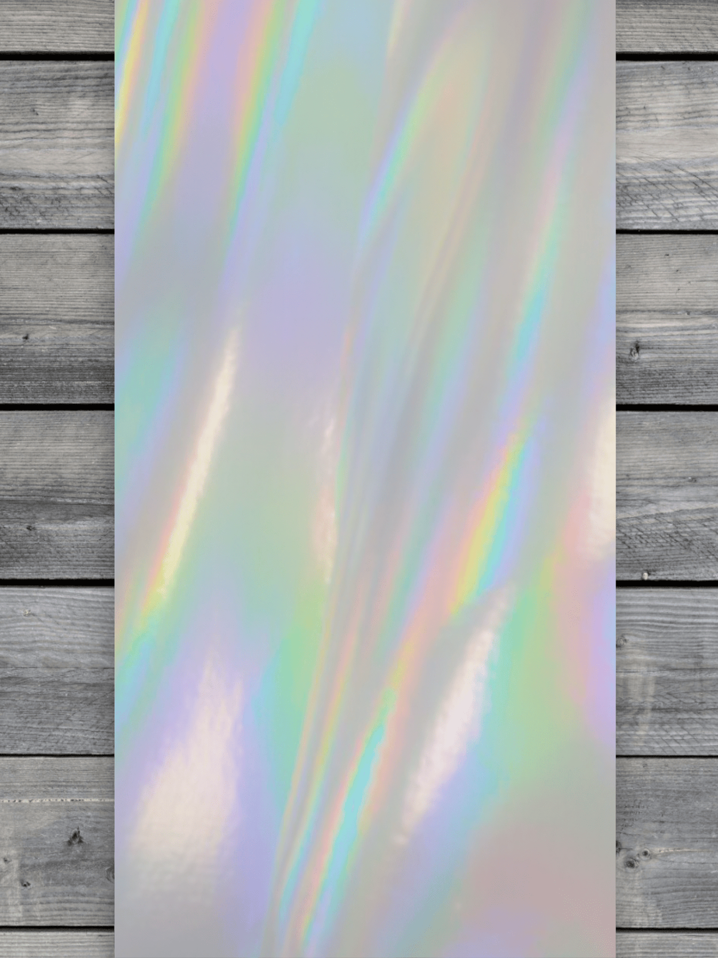 SUBTLE Holographic Silver / Black Durra - Bull Premium Leatherette® Sheets (12x24) - LoneStar Adhesive