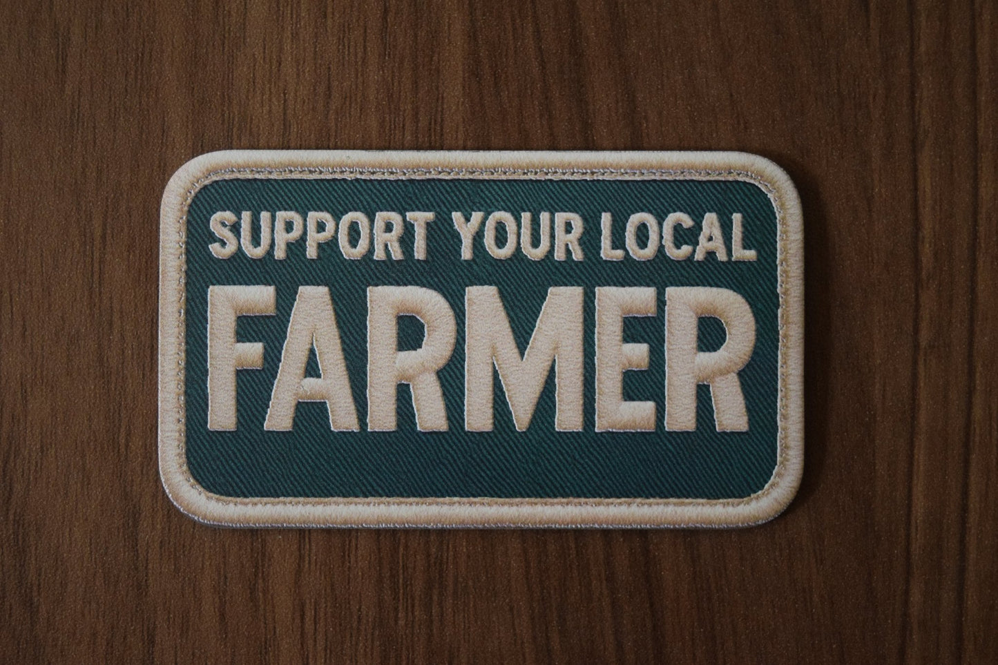 "Support Your Local Farmer" UV Printed Patches - LoneStar Adhesive