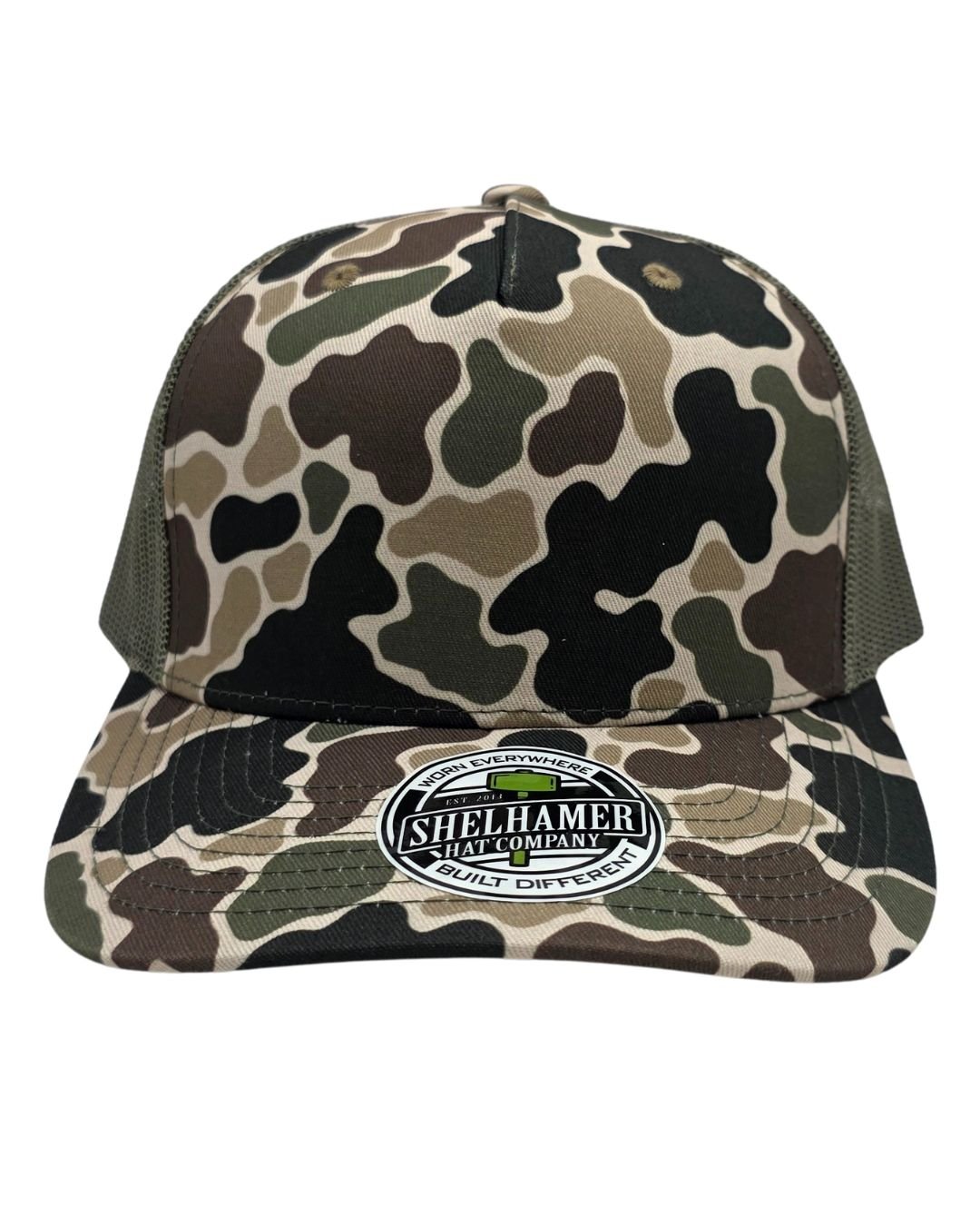 Swamp Duck Original Camo & Olive 5 - Panel Classic - LoneStar Adhesive