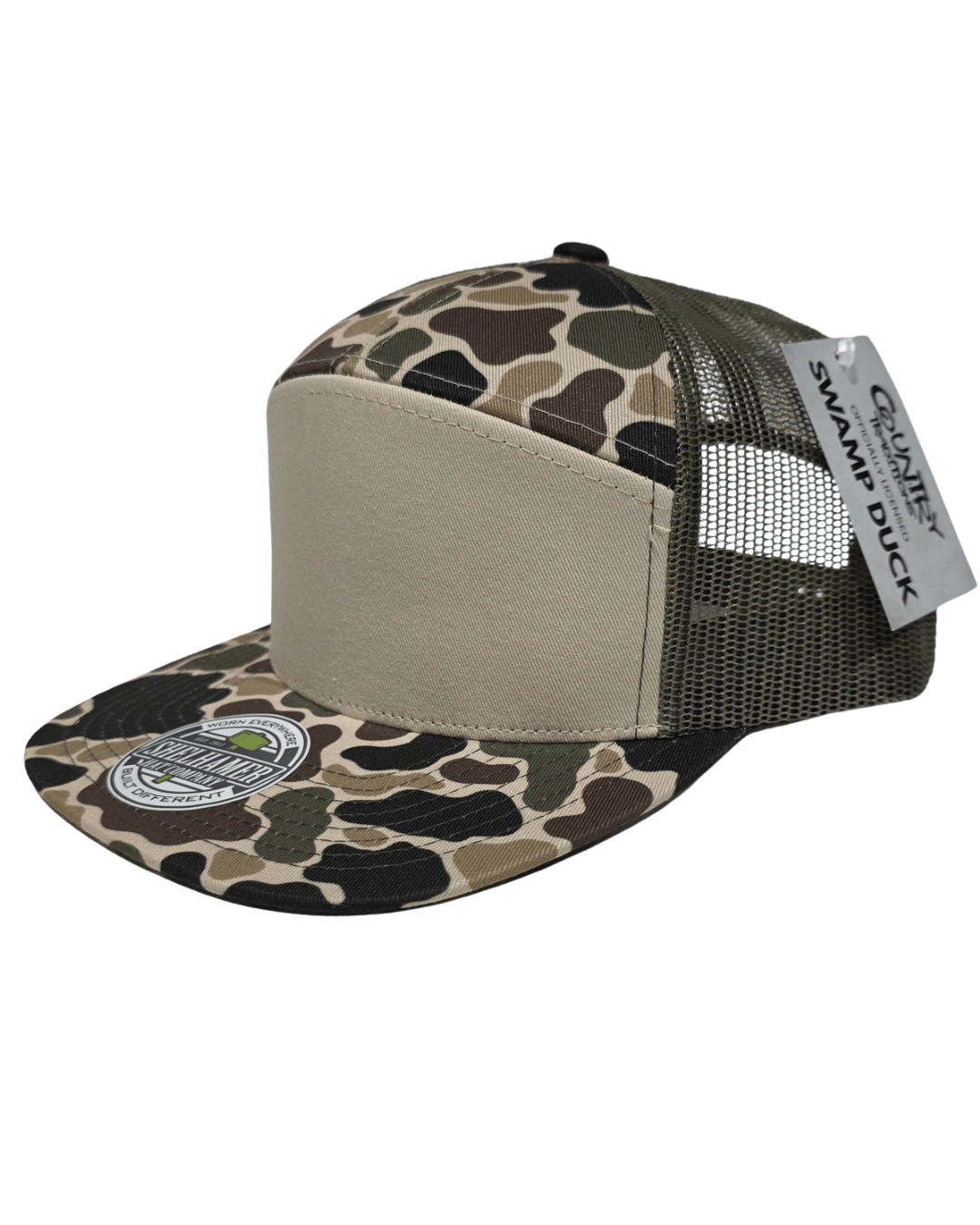 Swamp Duck Original Camo & Olive 7 - Panel Classic - LoneStar Adhesive