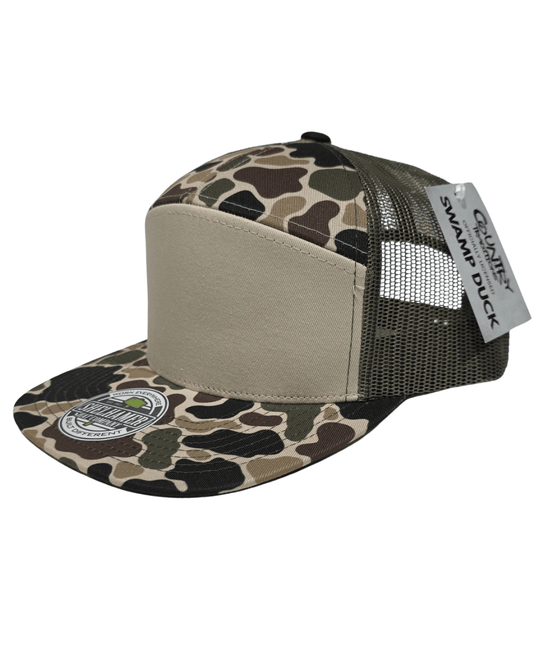 Swamp Duck Original Camo & Olive 7 - Panel Classic - LoneStar Adhesive