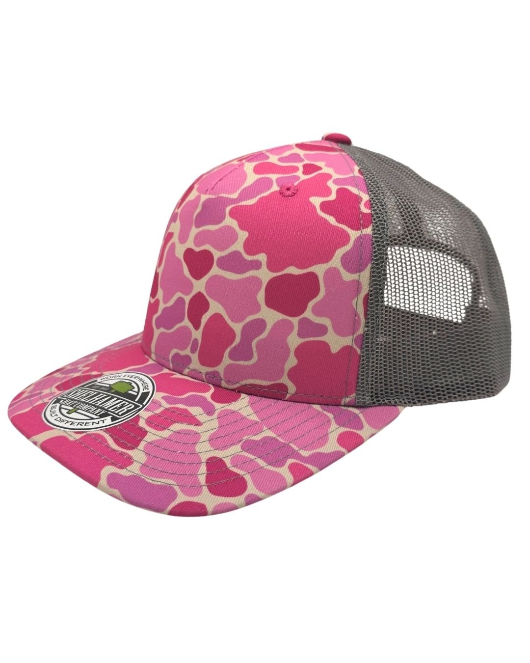 Swamp Duck Pink Camo & Charcoal 5 - Panel Classic - LoneStar Adhesive