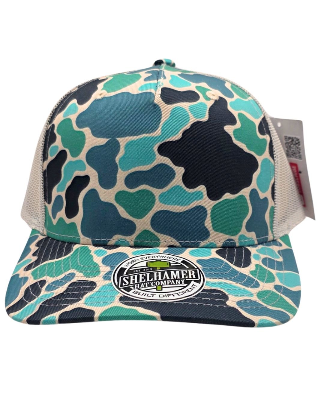 Swamp Duck Salty Camo & Silver 5 - Panel Classic - LoneStar Adhesive