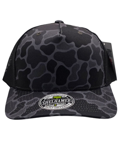 Swamp Duck Smoke Camo & Black 5 - Panel Classic - LoneStar Adhesive