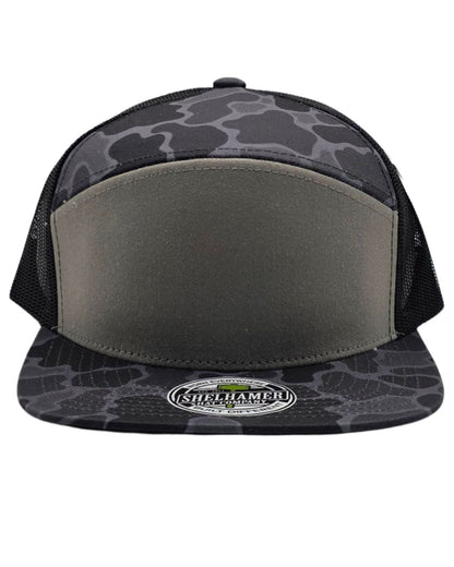 Swamp Duck Smoke Camo & Black 7 - Panel Classic - LoneStar Adhesive