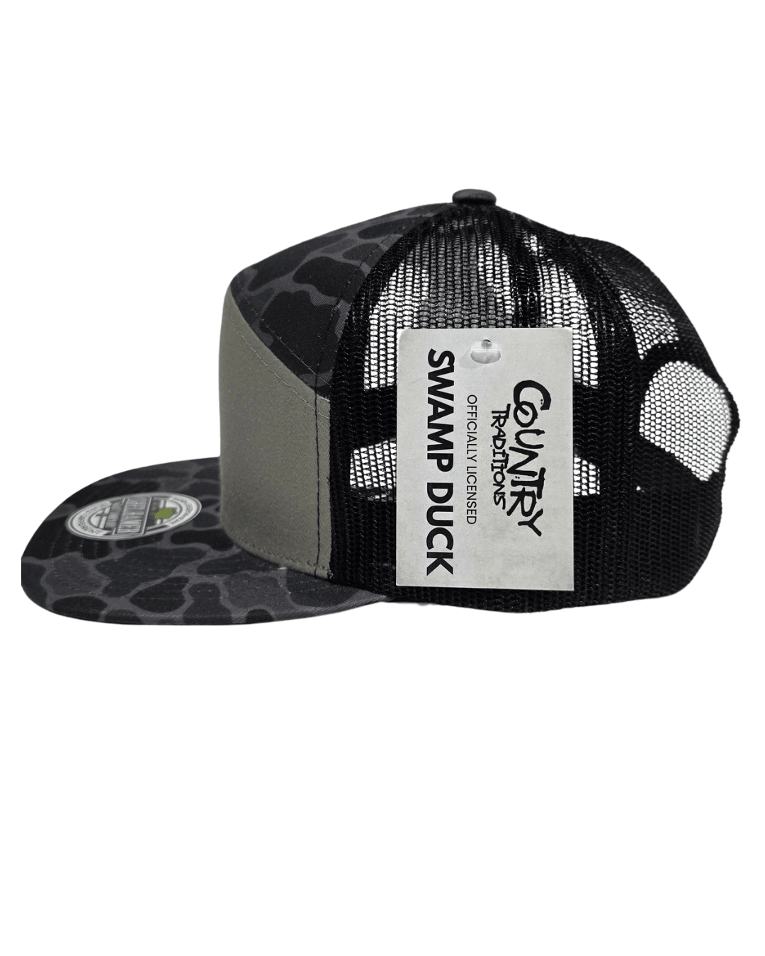 Swamp Duck Smoke Camo & Black 7 - Panel Classic - LoneStar Adhesive