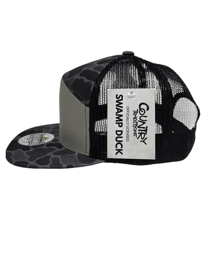 Swamp Duck Smoke Camo & Black 7 - Panel Classic - LoneStar Adhesive