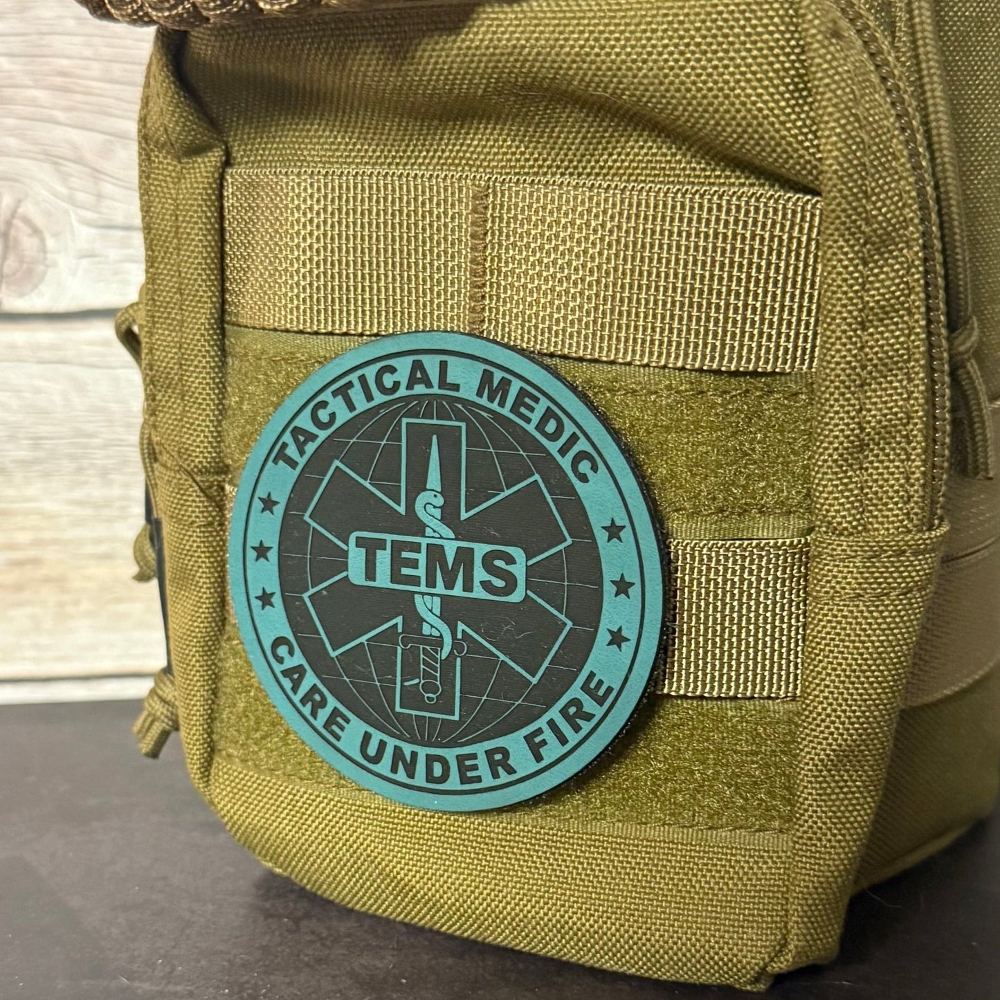 Tactical EMS Medic Morale Patch | Made in USA | VELCRO® Brand Hook Backing - LoneStar Adhesive