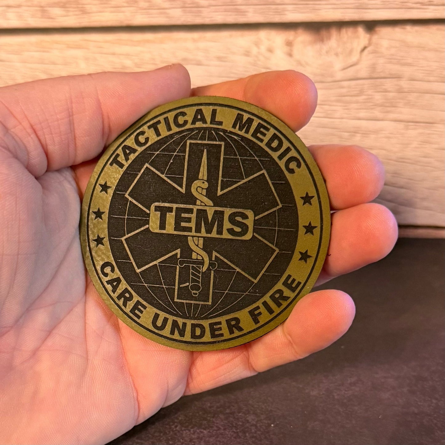 Tactical EMS Medic Morale Patch | Made in USA | VELCRO® Brand Hook Backing - LoneStar Adhesive
