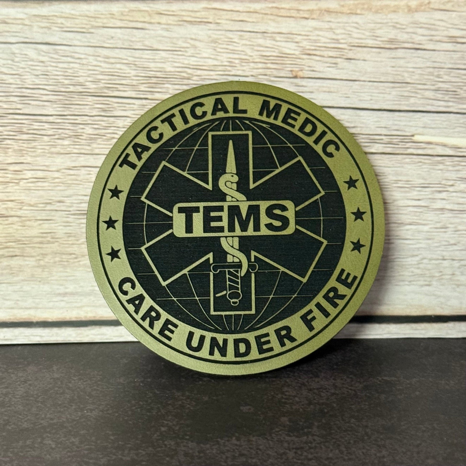 Tactical EMS Medic Morale Patch | Made in USA | VELCRO® Brand Hook Backing - LoneStar Adhesive