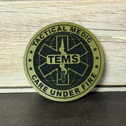 Tactical EMS Medic Morale Patch | Made in USA | VELCRO® Brand Hook Backing - LoneStar Adhesive