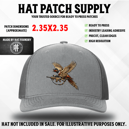 Tactical Wood Duck UV Printed Hat Patch - LoneStar Adhesive